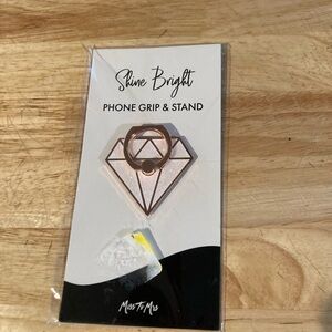 4/$25 Miss to Mrs bridal phone grip & stand. Brand new in package